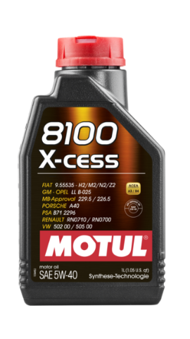 8100 X-CESS 5W-40 8100 X-CESS 5W-40